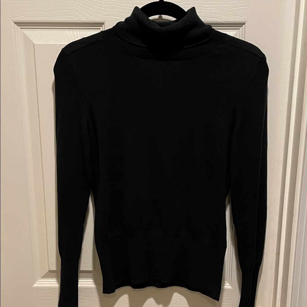 Banana Republic cotton silk cashmere blend turtleneck sweater